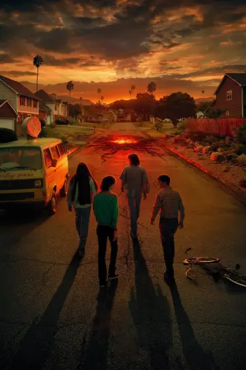 Plakat к сериалу "Stranger Things" #1239448