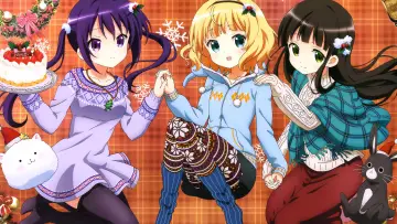 Zasłona к сериалу "Gochuumon wa Usagi Desu ka?" #1434618