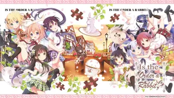 Zasłona к сериалу "Gochuumon wa Usagi Desu ka?" #1434623