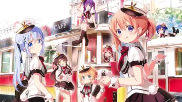 Zasłona к сериалу "Gochuumon wa Usagi Desu ka?" #1434626