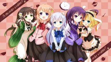 Zasłona к сериалу "Gochuumon wa Usagi Desu ka?" #1434627