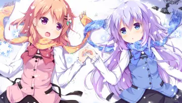 Zasłona к сериалу "Gochuumon wa Usagi Desu ka?" #1434634