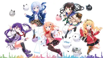 Zasłona к сериалу "Gochuumon wa Usagi Desu ka?" #1434637