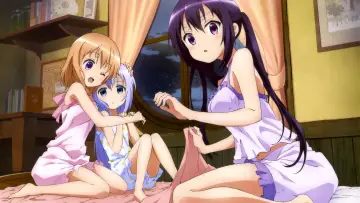 Zasłona к сериалу "Gochuumon wa Usagi Desu ka?" #1434638