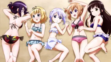 Zasłona к сериалу "Gochuumon wa Usagi Desu ka?" #1434641