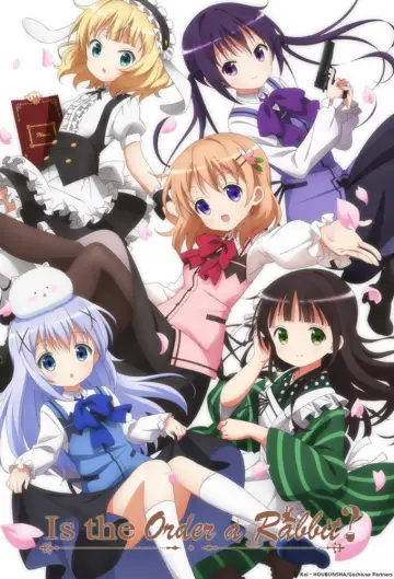 Plakat к сериалу "Gochuumon wa Usagi Desu ka?" #1434656