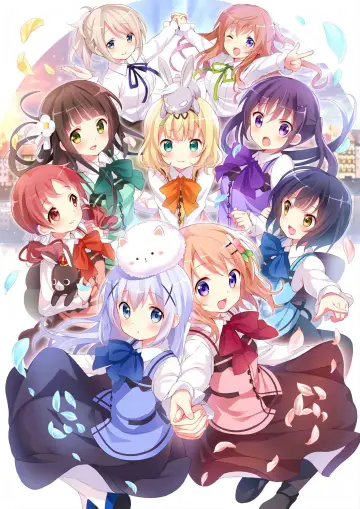 Plakat к сериалу "Gochuumon wa Usagi Desu ka?" #1434658