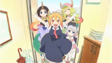 Zasłona к сериалу "Kobayashi-san Chi no Maid Dragon" #1367834