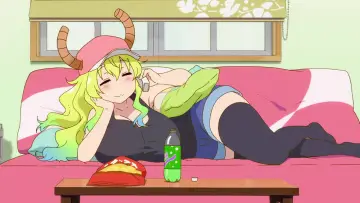 Zasłona к сериалу "Kobayashi-san Chi no Maid Dragon" #1367836