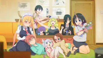 Zasłona к сериалу "Kobayashi-san Chi no Maid Dragon" #1367837