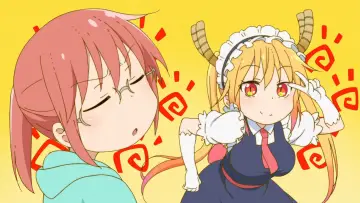 Zasłona к сериалу "Kobayashi-san Chi no Maid Dragon" #1367838