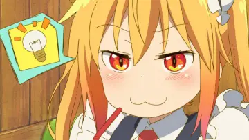Zasłona к сериалу "Kobayashi-san Chi no Maid Dragon" #1367846