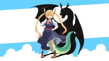 Zasłona к сериалу "Kobayashi-san Chi no Maid Dragon" #1367847