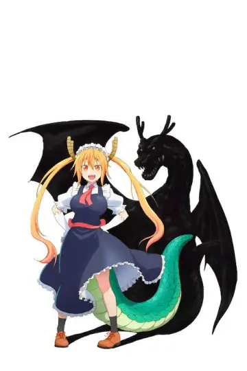 Plakat к сериалу "Kobayashi-san Chi no Maid Dragon" #1367861