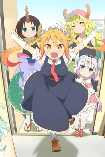 Plakat к сериалу "Kobayashi-san Chi no Maid Dragon" #1367863