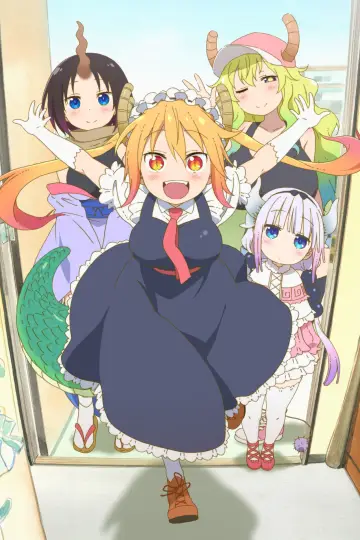 Plakat к сериалу "Kobayashi-san Chi no Maid Dragon" #1367869