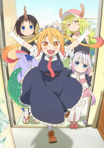 Plakat к сериалу "Kobayashi-san Chi no Maid Dragon" #1367870