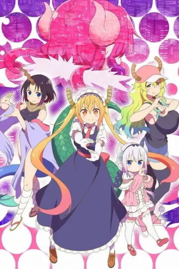 Plakat к сериалу "Kobayashi-san Chi no Maid Dragon" #1367874