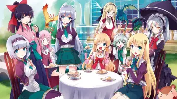 Zasłona do serialu "Isekai wa Smartphone to Tomo ni." #1589547