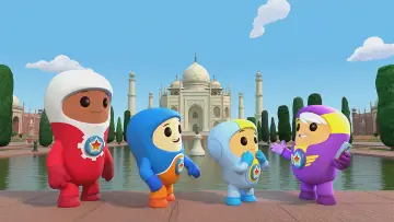 Zasłona к сериалу "Go Jetters" #1398456
