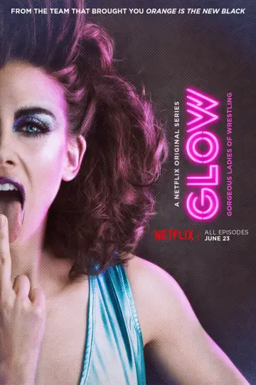 Plakat к сериалу "GLOW" #1404494