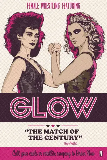 Plakat к сериалу "GLOW" #1404522