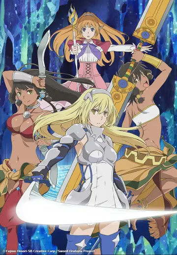 Plakat к сериалу "Dungeon ni Deai wo Motomeru no wa Machigatteiru Darou ka Gaiden: Sword Oratoria" #1505378