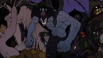 Zasłona к сериалу "Devilman Crybaby" #1460363