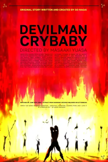 Plakat к сериалу "Devilman Crybaby" #1460391