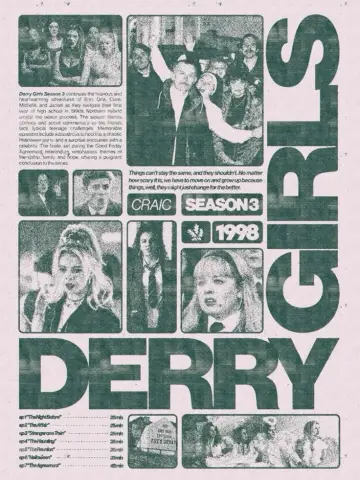 Plakat к сериалу "Derry Girls" #1428093