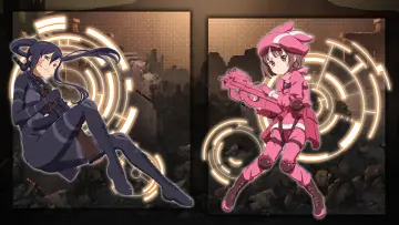 Zasłona к сериалу "Sword Art Online Alternative: Gun Gale Online" #1363577