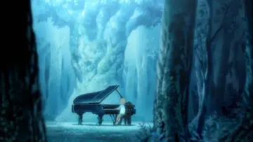 Zasłona к сериалу "Piano no Mori" #1448258