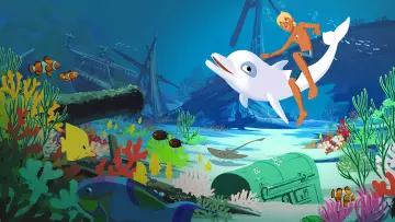 Zasłona do serialu "Zoom, biały delfin" #1546914