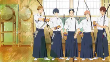 Zasłona к сериалу "Tsurune: Kazemai Koukou Kyuudoubu" #1411117