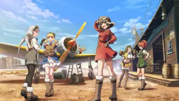 Zasłona do serialu "荒野のコトブキ飛行隊" #1541984