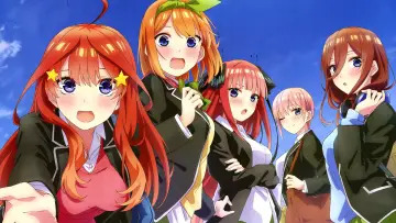 Zasłona к сериалу "Gotoubun no Hanayome" #1372151