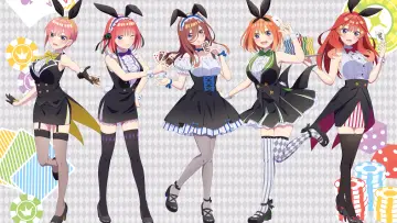 Zasłona к сериалу "Gotoubun no Hanayome" #1372156