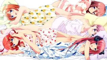 Zasłona к сериалу "Gotoubun no Hanayome" #1372163