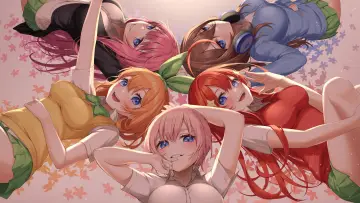 Zasłona к сериалу "Gotoubun no Hanayome" #1372169
