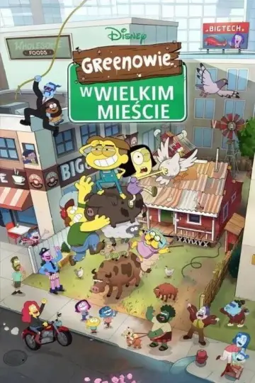 Greenowie w Wielkim Mieście plakat