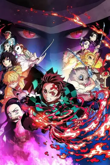 Plakat к сериалу "Miecz zabójcy demonów – Kimetsu no Yaiba" #1363331