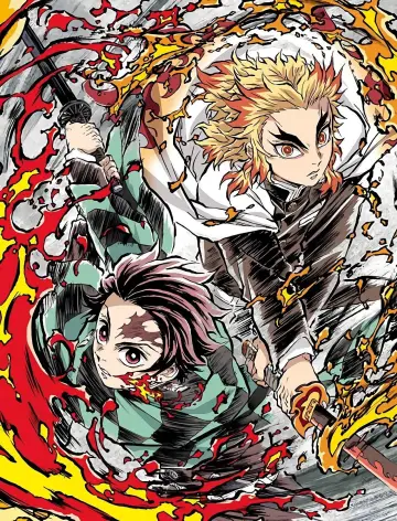 Plakat к сериалу "Miecz zabójcy demonów – Kimetsu no Yaiba" #1363409