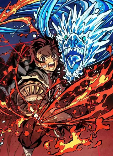 Plakat к сериалу "Miecz zabójcy demonów – Kimetsu no Yaiba" #1363418