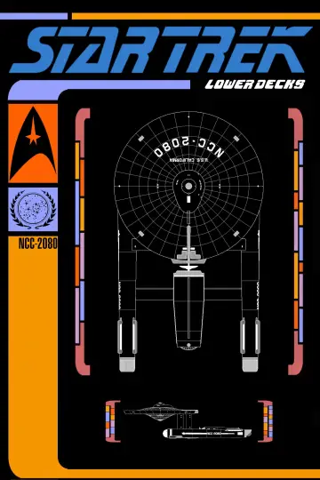 Plakat к сериалу "Star Trek: Lower Decks" #1343793