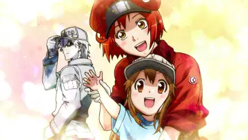 Zasłona к сериалу "Hataraku Saibou" #1352810