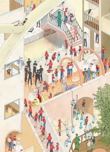 Plakat к сериалу "Hataraku Saibou" #1352826