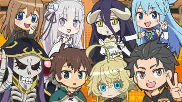 Zasłona к сериалу "Isekai Quartet" #1481824