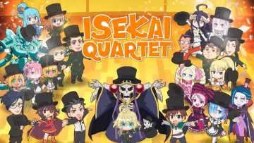 Zasłona к сериалу "Isekai Quartet" #1481828