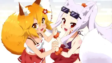 Zasłona к сериалу "Sewayaki Kitsune no Senko-san" #1455566