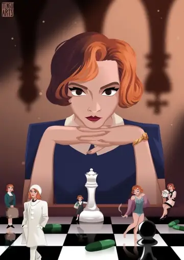 Plakat к сериалу "Gambit królowej" #1365741